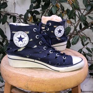 Vintage cut out converse